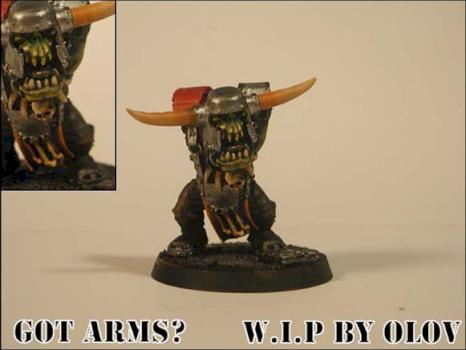 wip ork warboss ork by Olov