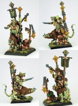 Skaven Lord Nurglich of Clan Pestilence by War Griffon