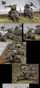 Orks on brontops by Lynx