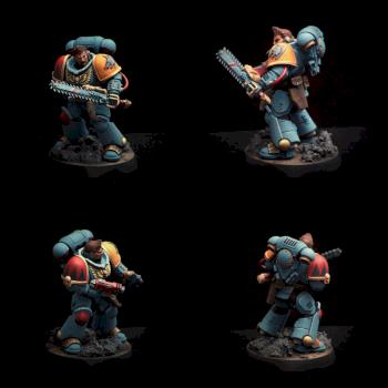 Space Wolves intercessor sergeant by El Sabel