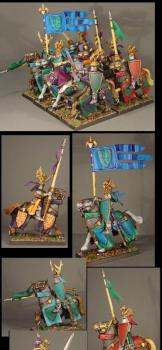 Knights of Bretonnia by blue moon miniatures by bluemoonminiatures