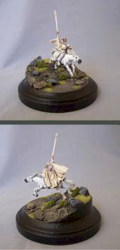 Gandalf the White on Shadowfax by Nikolai