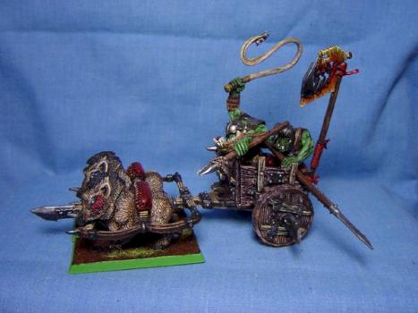 Warhammer Orc Chariot by wintersrainne