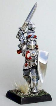 Bretonnian white knight. by tentoone