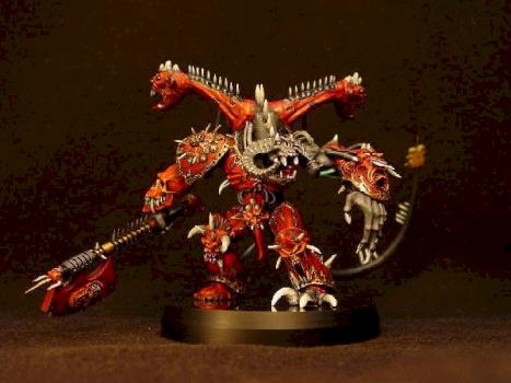 Demon Prince of Khorne (front) by KTHULHU