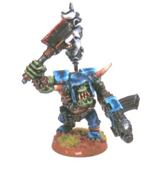 Ork Nob w big shoota by Dazkhull