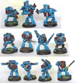 Classic 40k Space Marines by rakath