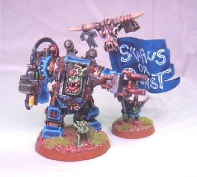 Ork warboss and banna wava by Dazkhull