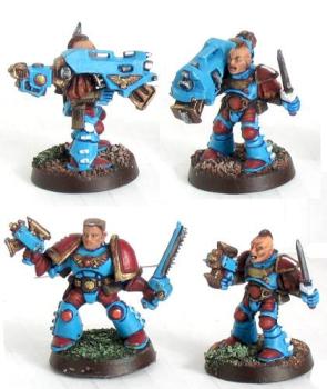 Classic 40k Marine Scouts by rakath