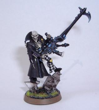 Eldar Harlequin Death Jester by nightmarehaunter