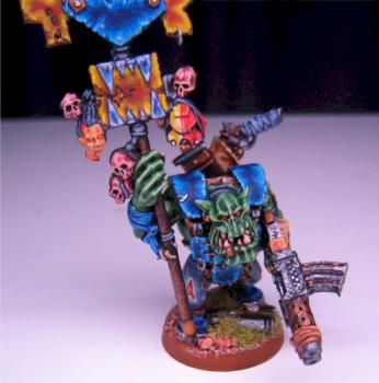 Ork nob (Waaagh banna) by Dazkhull