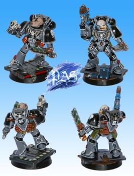 SPACE MARINE RELICTORS SERGEANTS by PASfriends