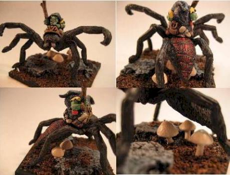 Goblin wizard & Spider mount by tomcat135713