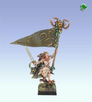 Wood Elf Standard bearer by leprechaun studio