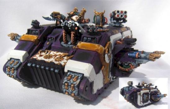 Slaanesh landraider by Dazkhull