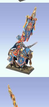 Bretonnia Knights Standard Bearer by leprechaun studio