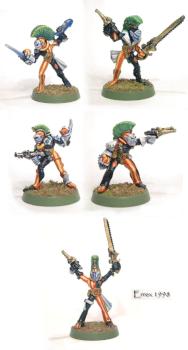 Eldar Harlequins by Errex