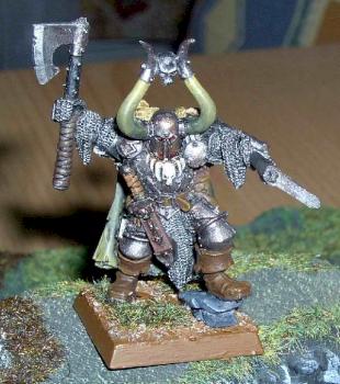 Chaos Lord (third picture) by Khorne