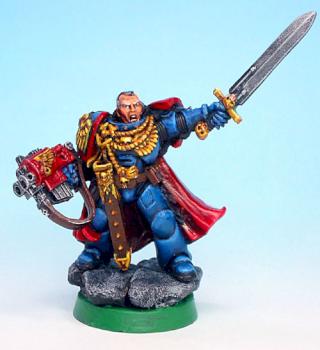 Ultramarines Captain by SirKenneth