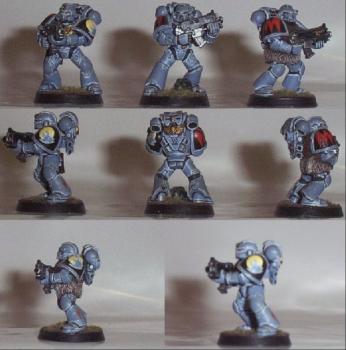 Space Wolf Grey Hunters by Glyn Green