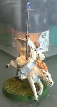 Gandalf The White on Shadowfax by Wolf