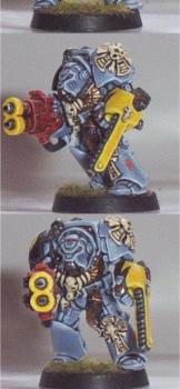 SW Wolf Guard Terminator with Heavy Flamer & Chainfist by Glyn Green