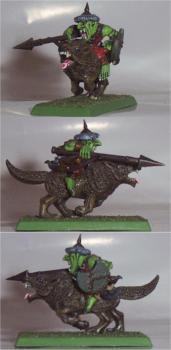 Goblin Wolf Rider by Glyn Green