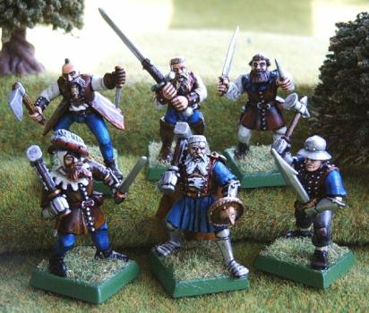 Empire Free Compagny Fighters (or Mordheim middenheimer warband) by Dr.Diemer