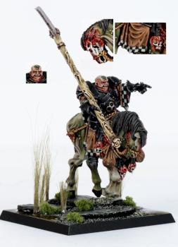 Nurgle Champion On Horseback by Minigrrrl