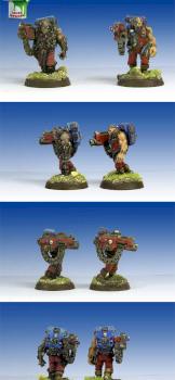 Servitors with heavy bolters by Alxin