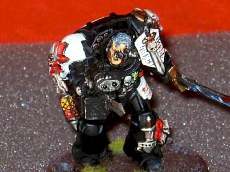 Brother Captain Garro, Black Templars first company by capt. Loken