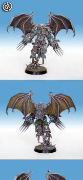 Chaos Space Marines Lord with Jump Pack or Demonic Wings. by basxx