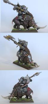 Orcs and Goblins: Boss on Warboar by Dino