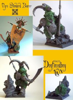 Ogre Standard Bearer Conversion by dogfacedboy uk1