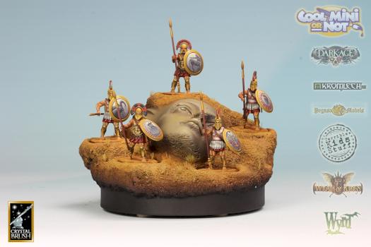 Greek Hoplites by konales