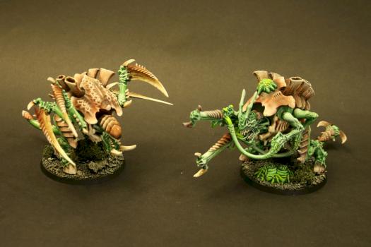 Warhammer Tyranid Magnetic Carnifexes by midass