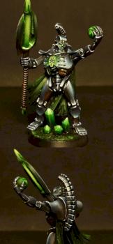 Necron Lord and Resurrection Orb by lordNicon