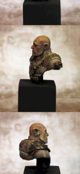 Orc Bust by 3Bears miniatures by King Kender