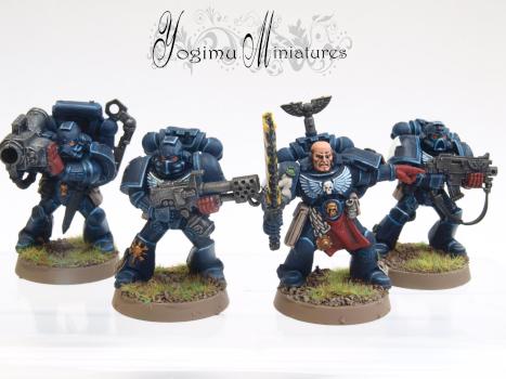 Crimson Fists Tactical Marines by Yogimu