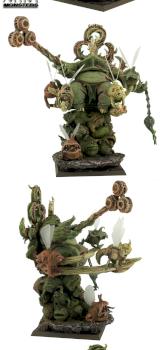 Chaos Sorcerer Lord on Palanquin of Nurgle by dargo000