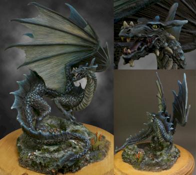 Blight Fang, Black Dragon by MamaGeek