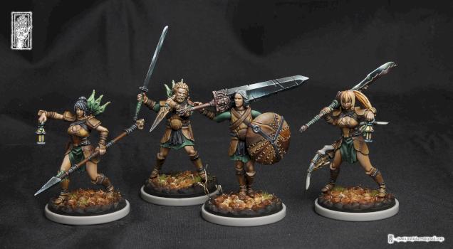 Leather Armor Survivors by Manu Miniatures