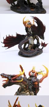 Archaon on Stardrake by Hugin