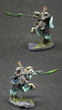 Wight king on steed by Hugin