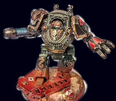 HH Space Wolves Venerable Contemptor Dreadnought by Sotirios