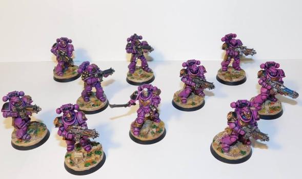 Emperor Children space marines troop by instant