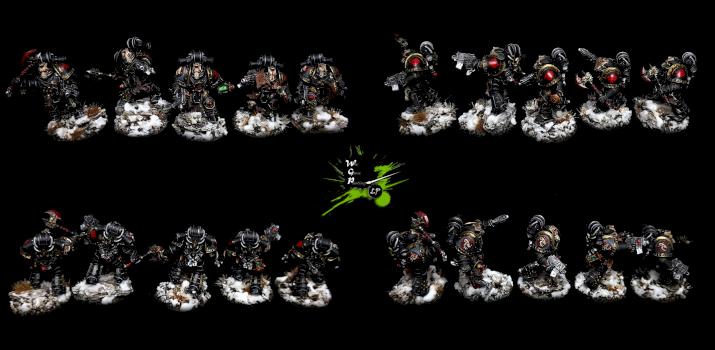 Warhammer Space Wolves Legion Deathsworn Pack by CroWarGamePainting