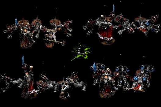 Deathwatch Squad Commission Finished Warhammer 40K by CroWarGamePainting