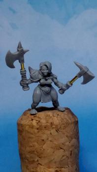 Female Dwarf Berserker / Slayer by chaos spawn