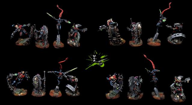 Officio Assassinorum squad Warhammer 40K by CroWarGamePainting